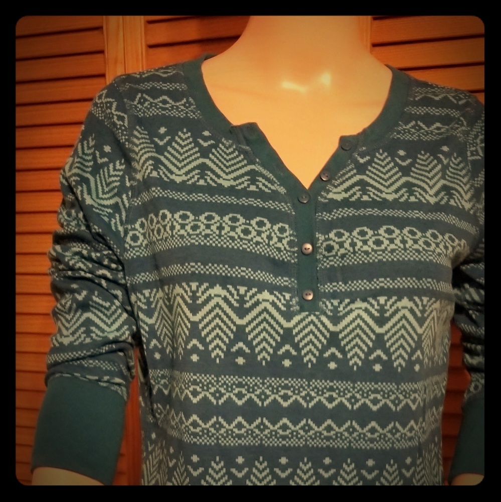 Long sleeve print tee